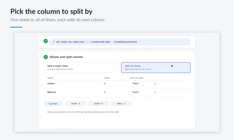 Split & Send screenshot 2