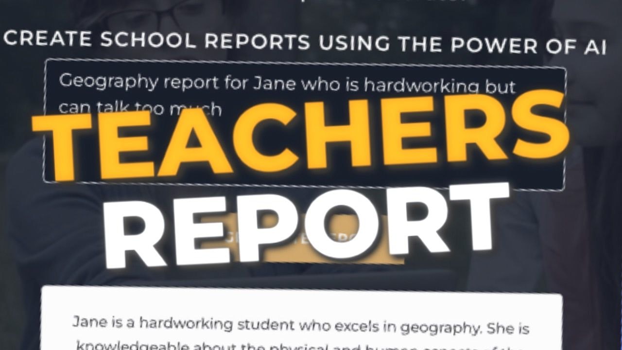 Teachers Report Writer