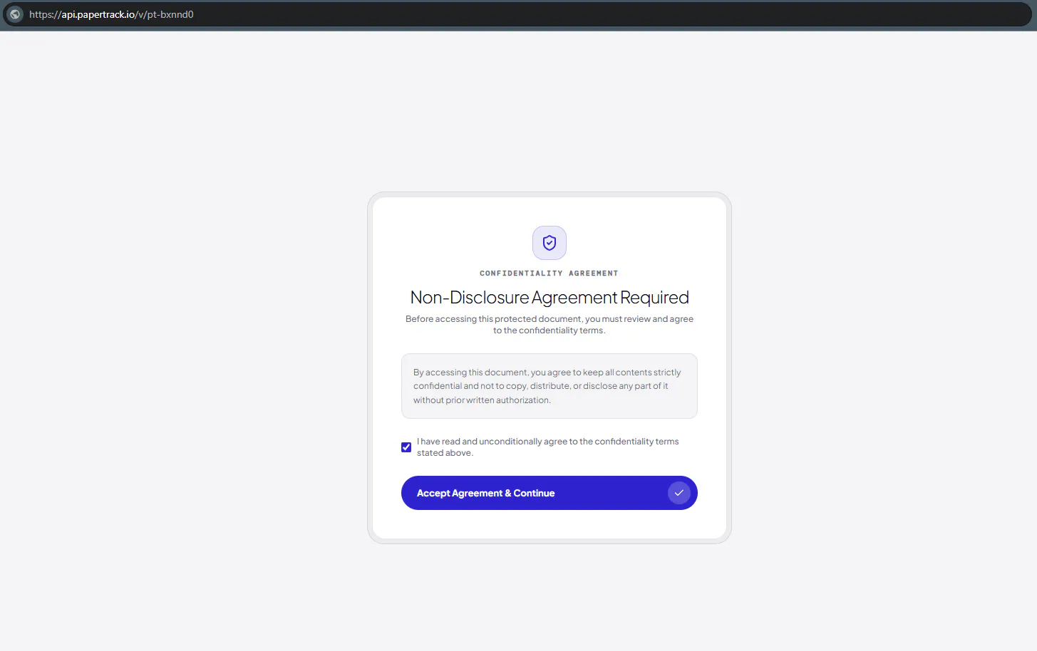 PaperTrack screenshot