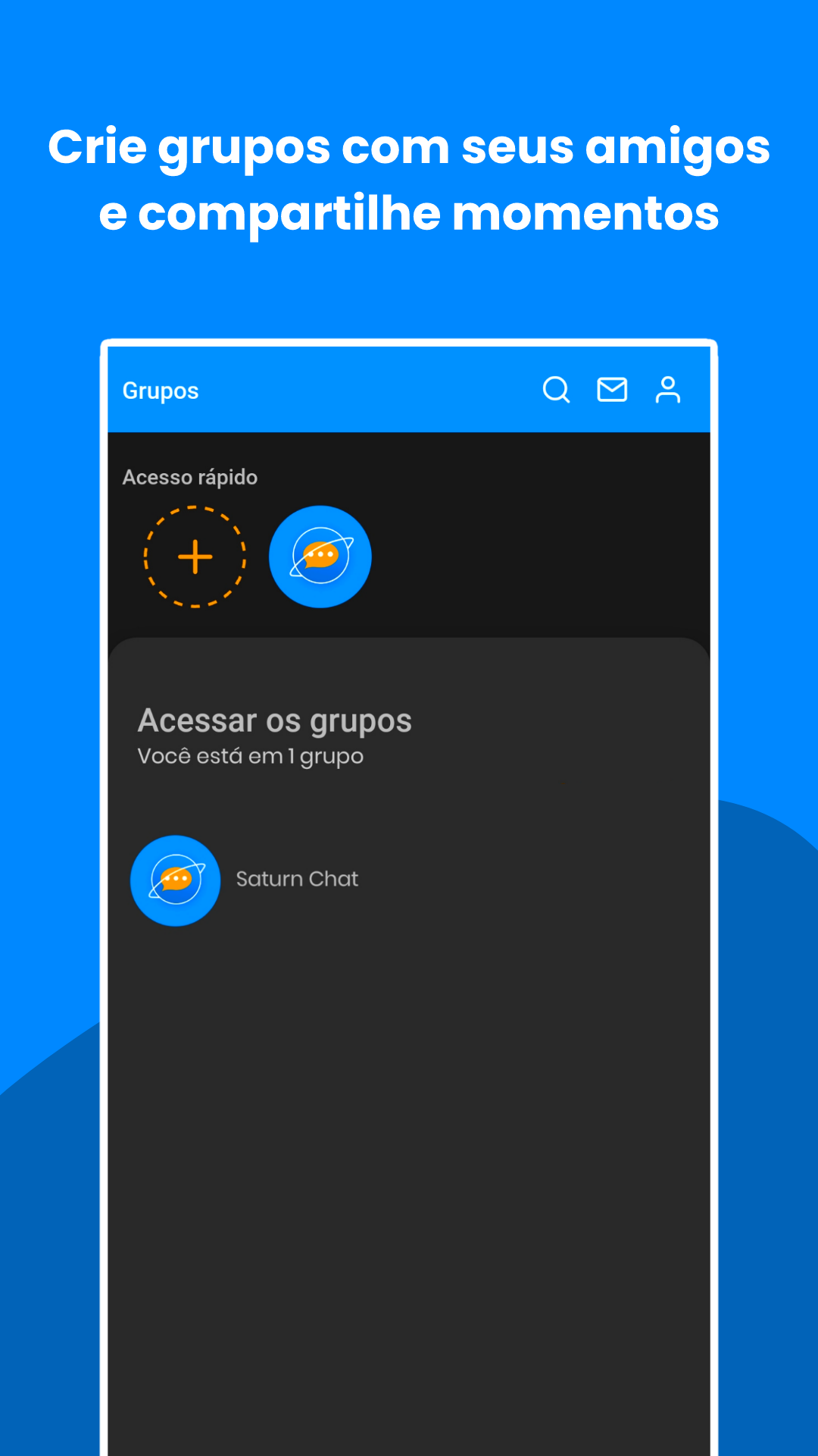 Saturn Chat - A complete group messaging app media 2