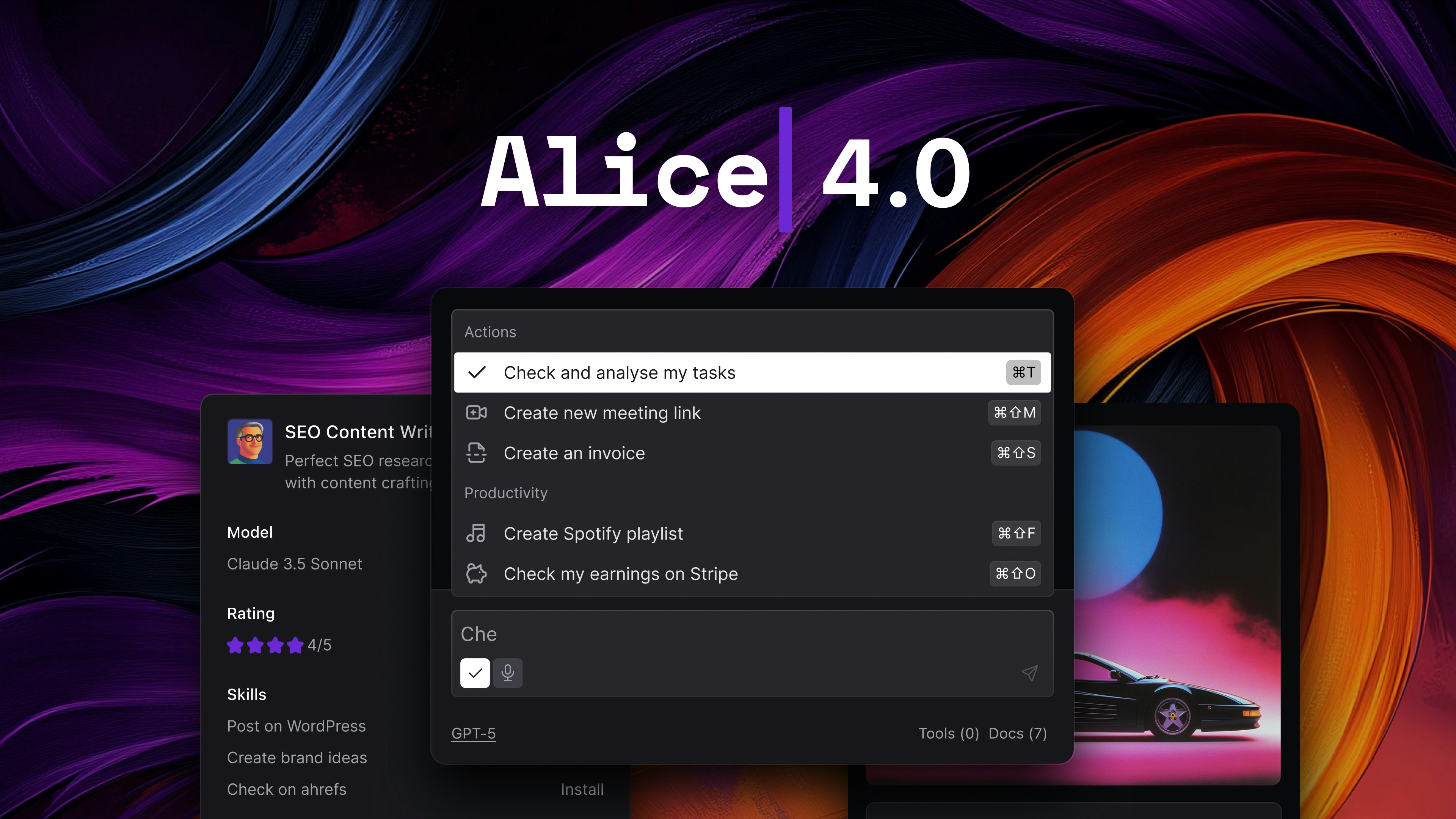 एलिस 4.0 - अपने ओएस के लिए एआई उत्पादकता परत मीडिया 2