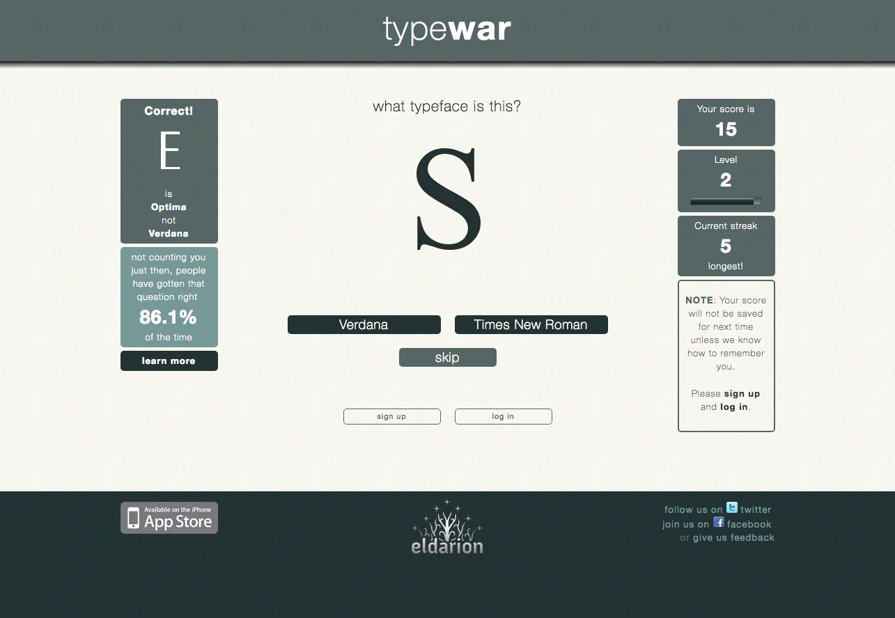 typewar gallery image