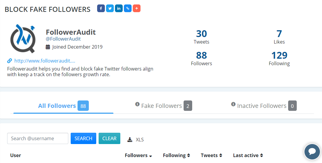 FollowerAudit gallery image