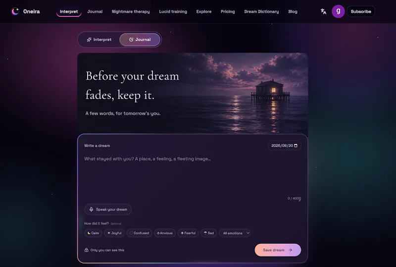 oneira screenshot 3