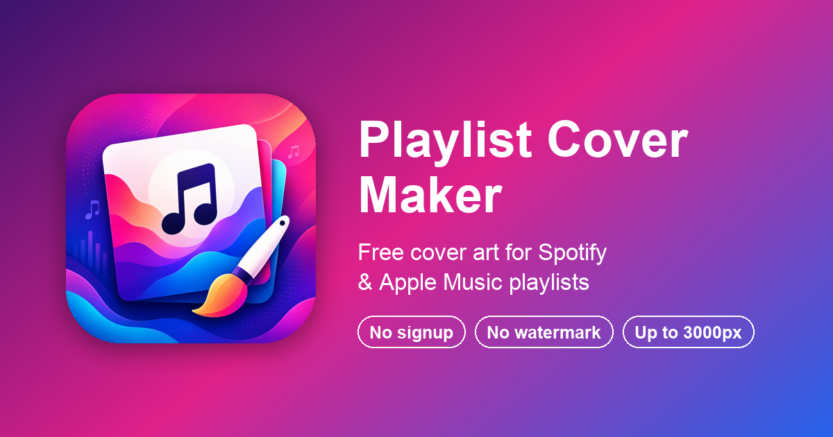 Playlist Cover Maker gallery image