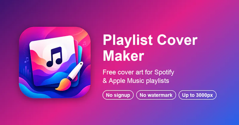 Playlist Cover Maker screenshot 1