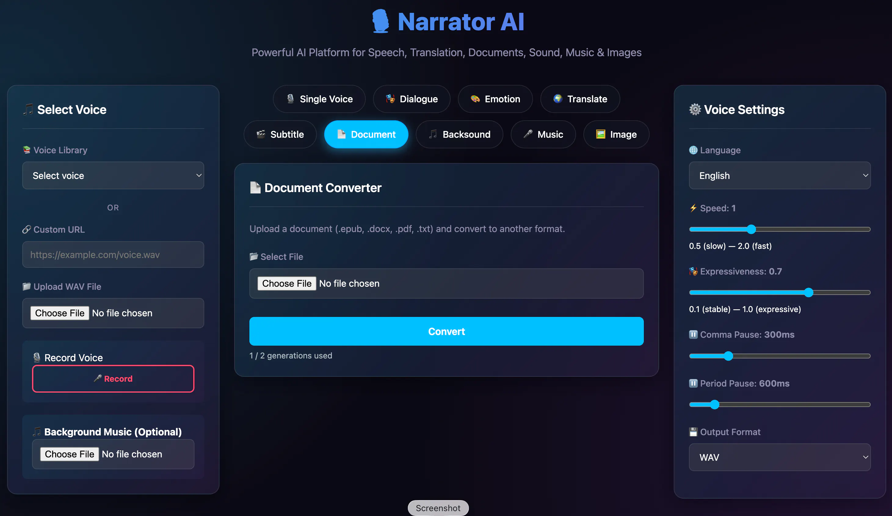 Narator AI gallery image