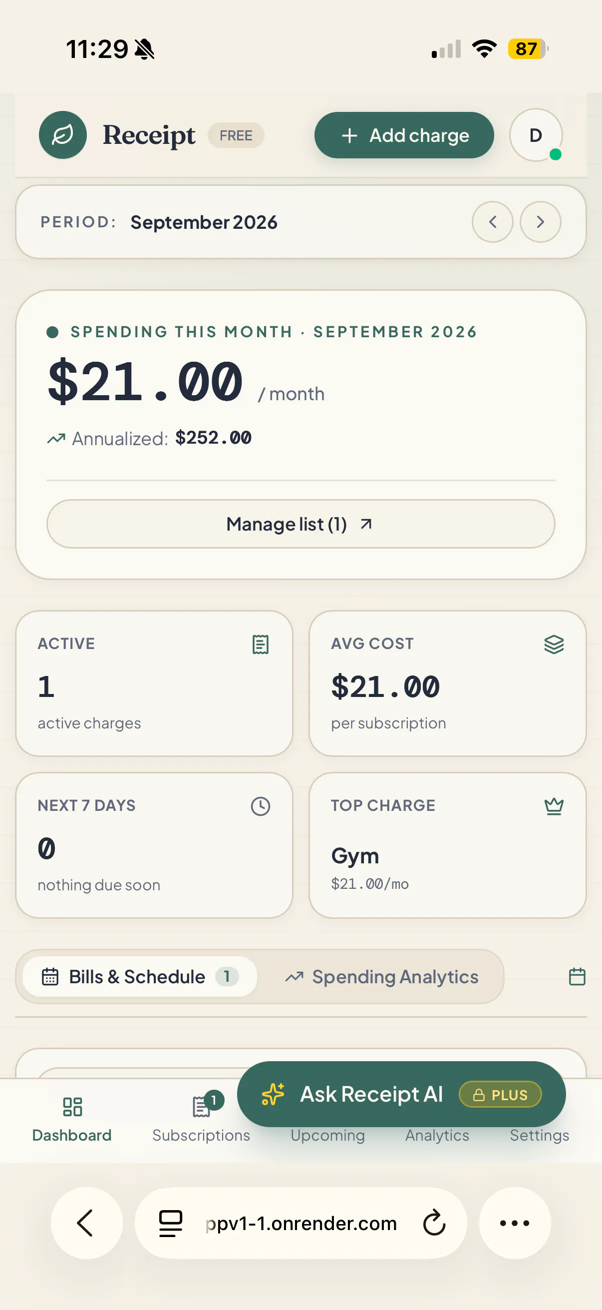 Receipt-Subscription-app logo