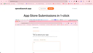 One Click App Store submissions gallery image