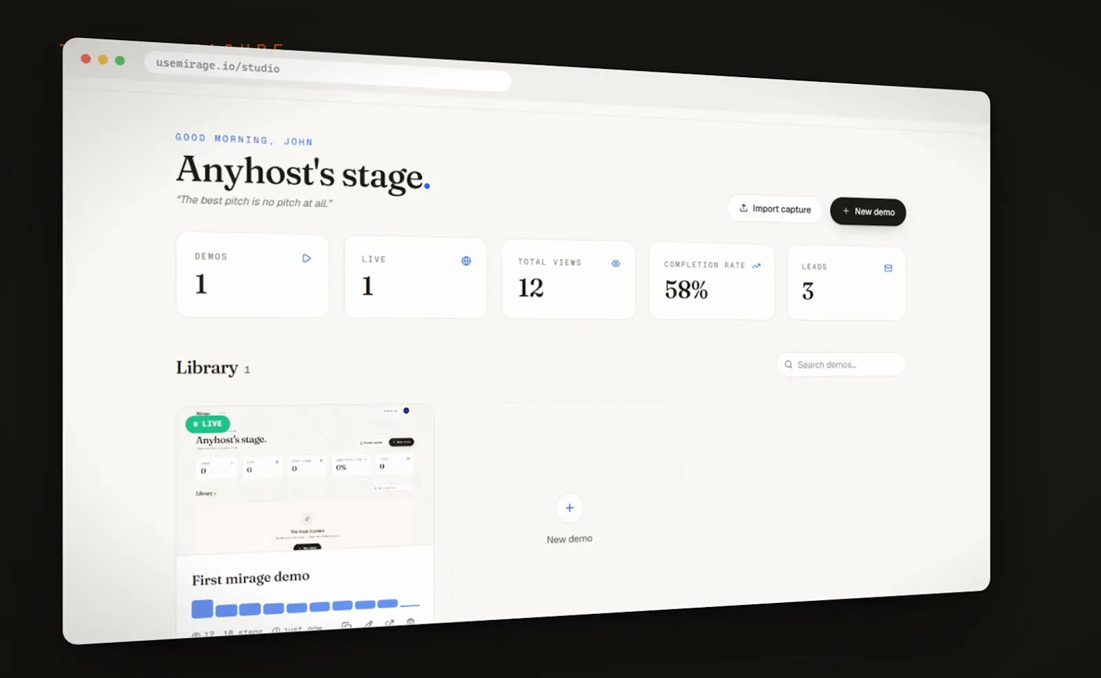 Mirage screenshot 3