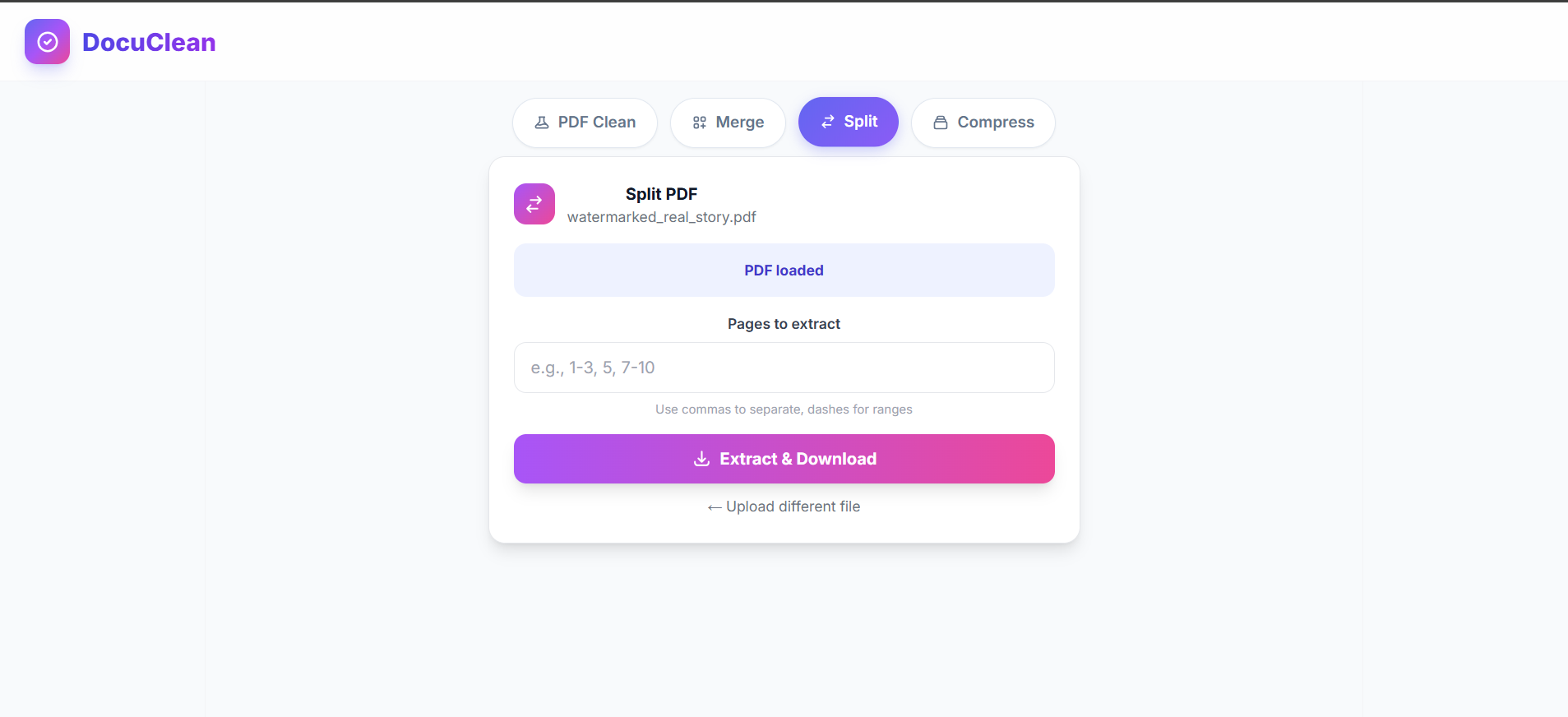 DocuClean - Screenshot 5 showing product features and functionality
