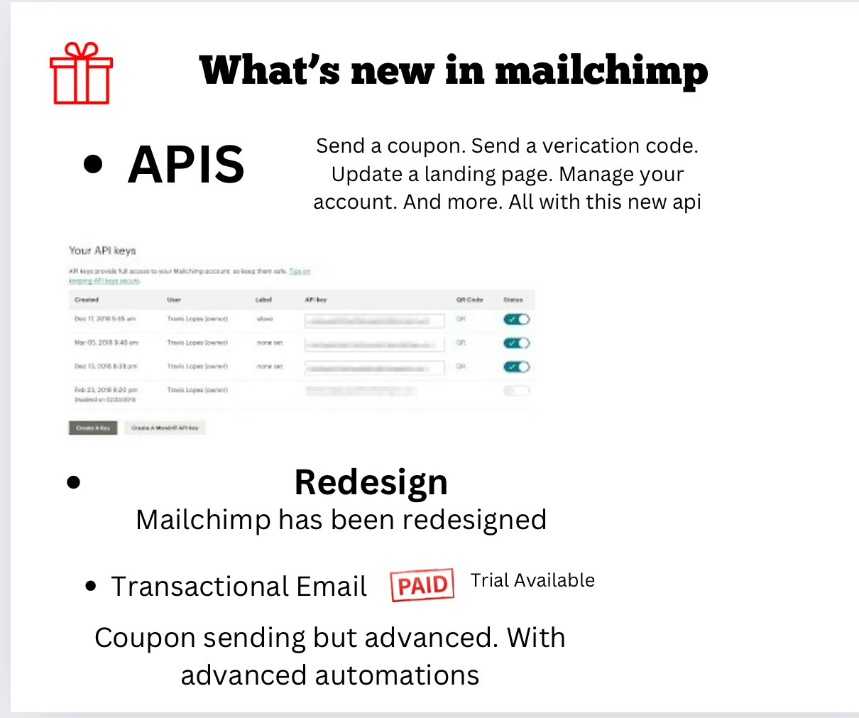 MailChimp API - Автоматизируйте электронные письма, предложения, зарегистрируйте электронные письма медиа 4