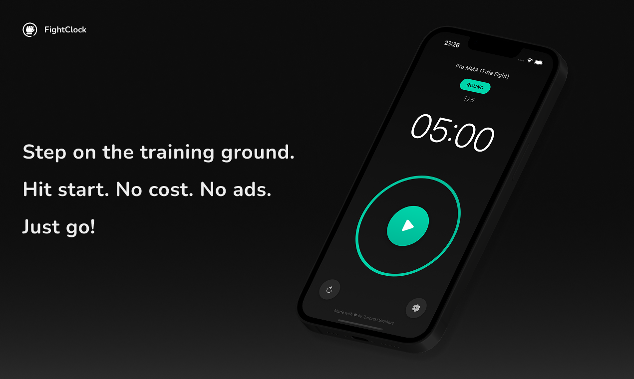 Fightclock - Ein wunderschön einfacher Timer für alles, was in Runden läuft Medien 1