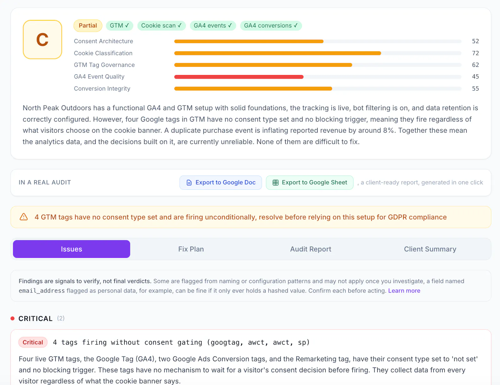 GA4 & GTM Audit Tool - Tracking Auditor screenshot 3