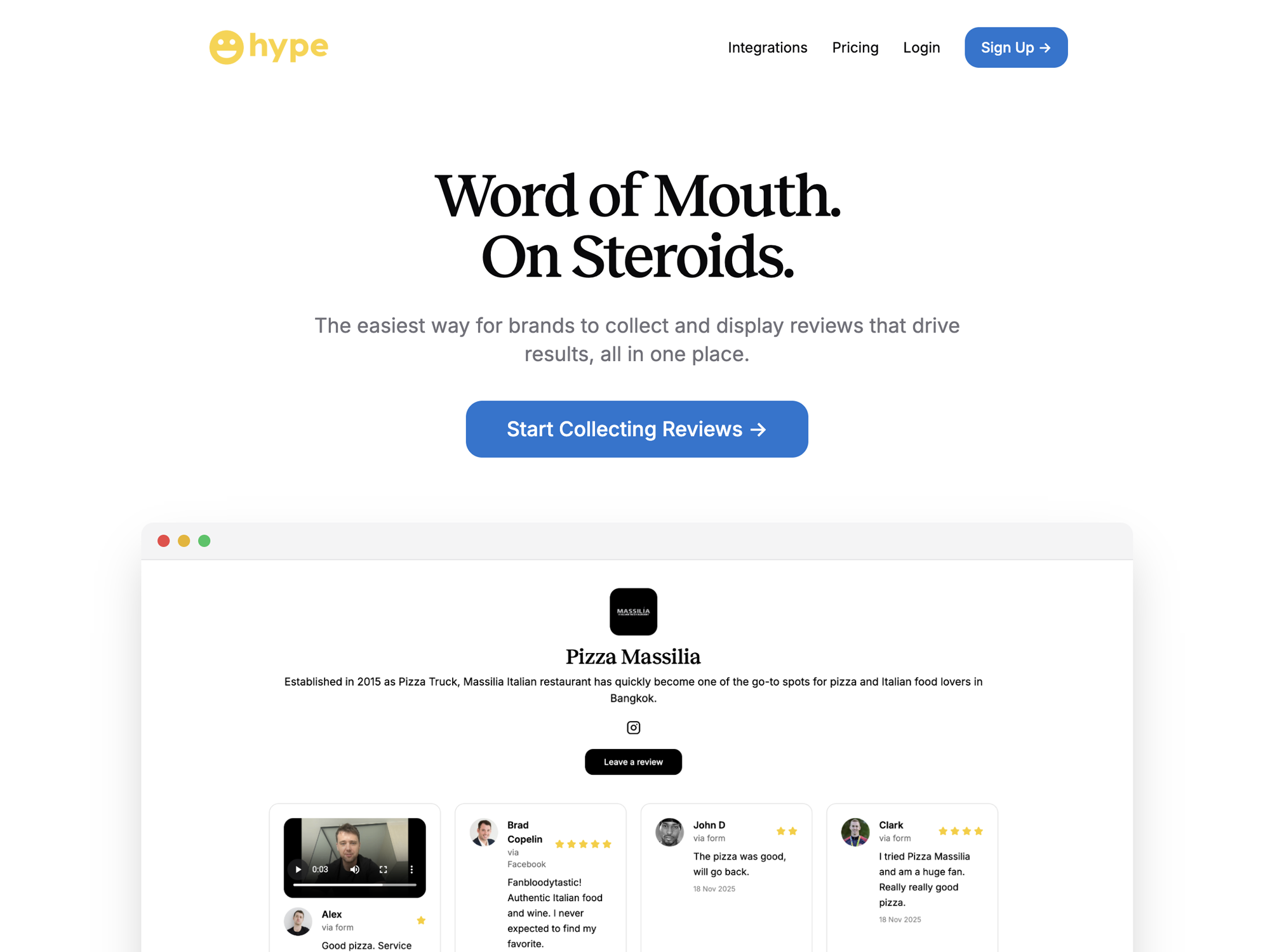 Hype - Main product screenshot demonstrating key features and user interface