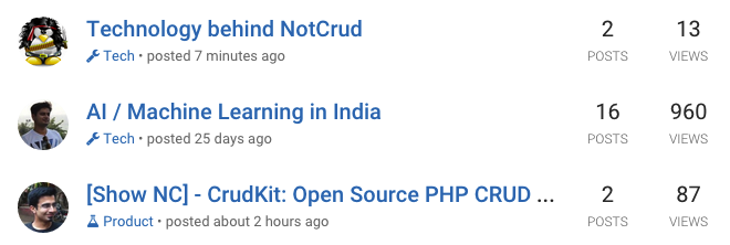 notCRUD gallery image