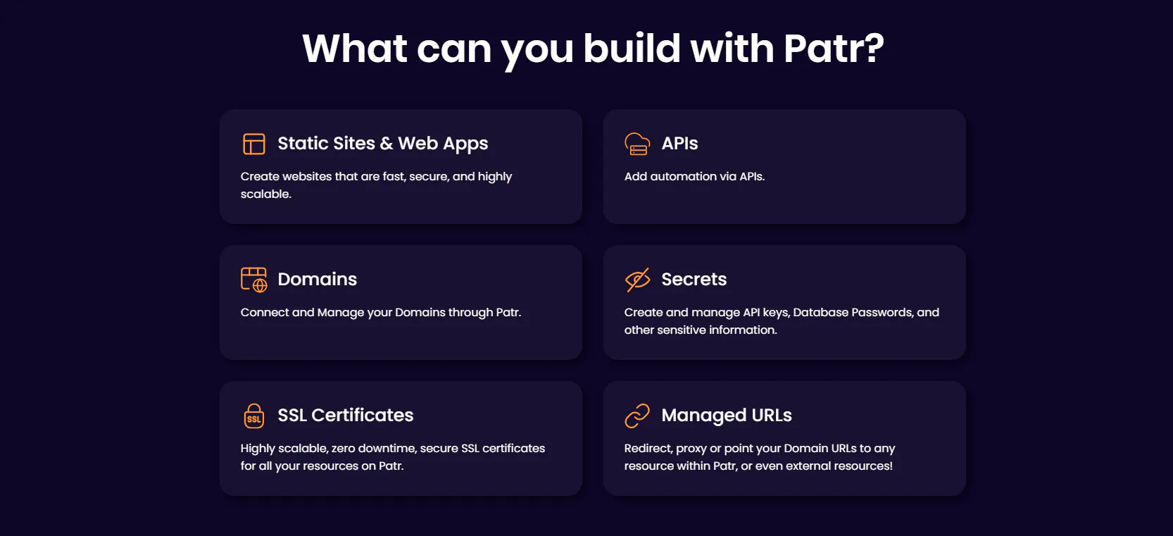 PATR screenshot