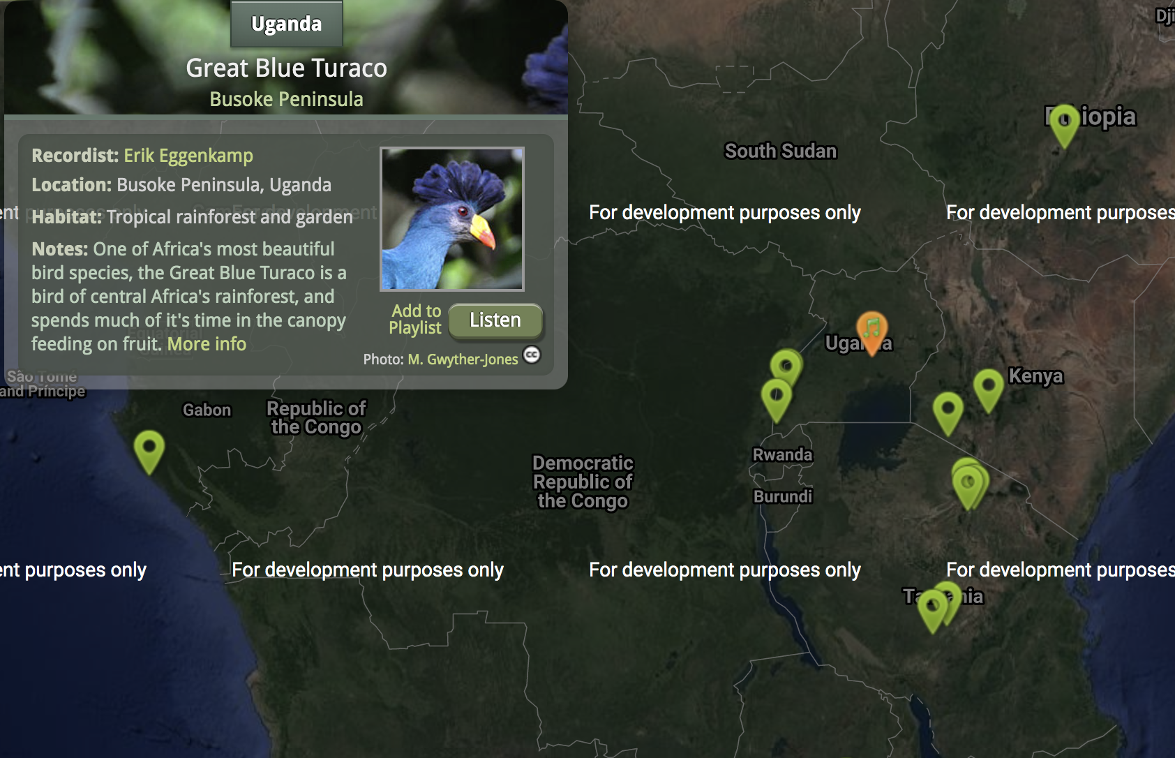 Nature Sound Map gallery image