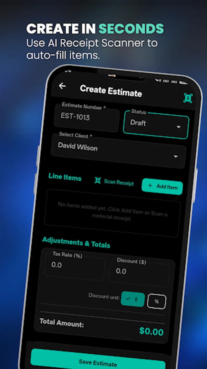 Invoice & Estimate Maker App screenshot 3