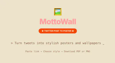 Motto-Wall gallery image