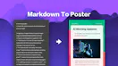 Markdown To Poster Editor