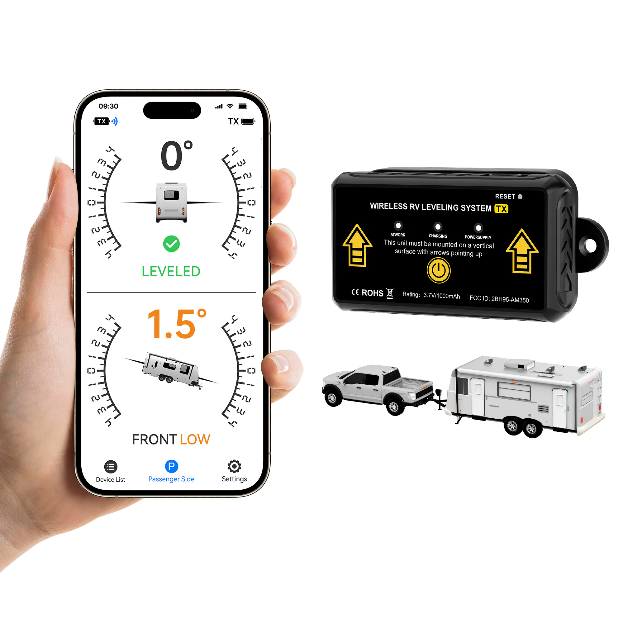 AUTOSIRS  RV Leveling System with APP