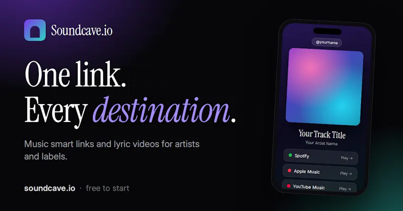 Soundcave.io screenshot 1