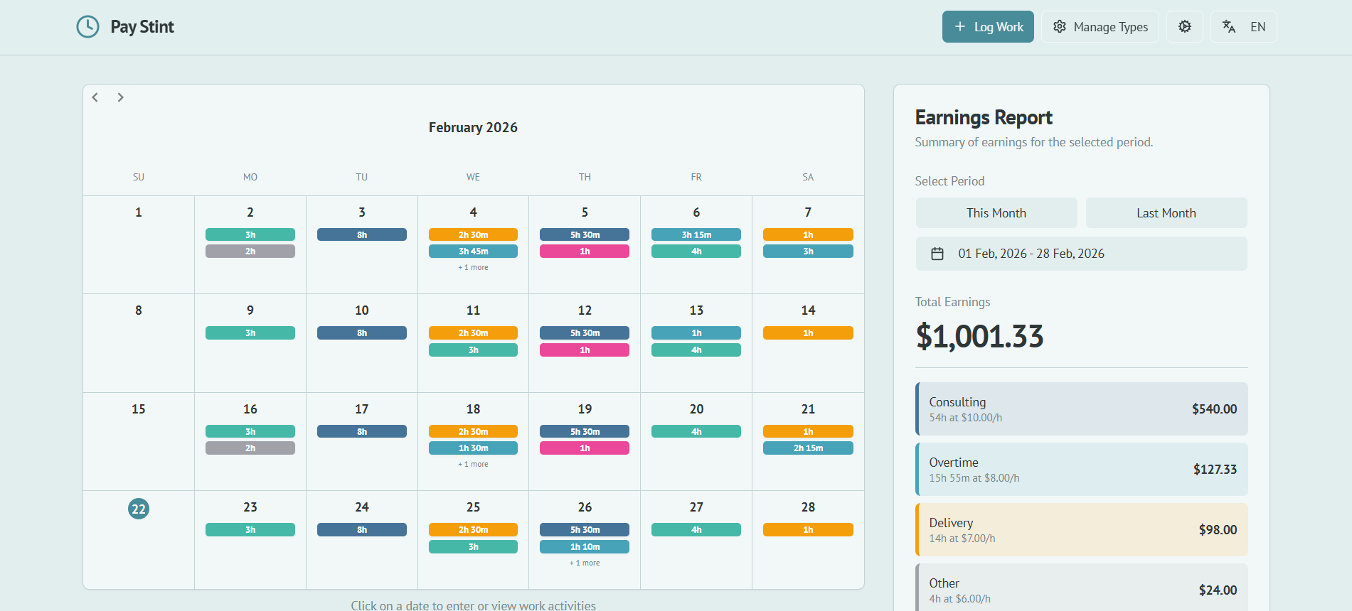 Pay Stint gallery image