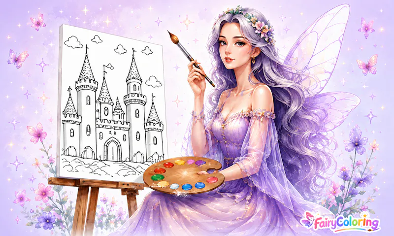 Fairy Coloring screenshot 1
