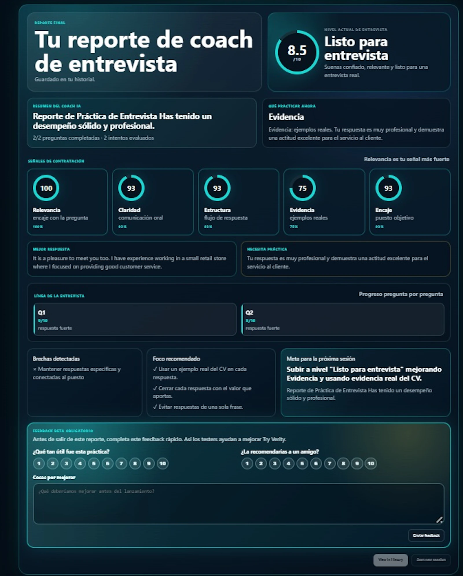 Try Verity screenshot 3
