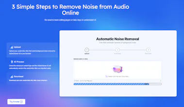 Free AI Audio Cleaner Online gallery image