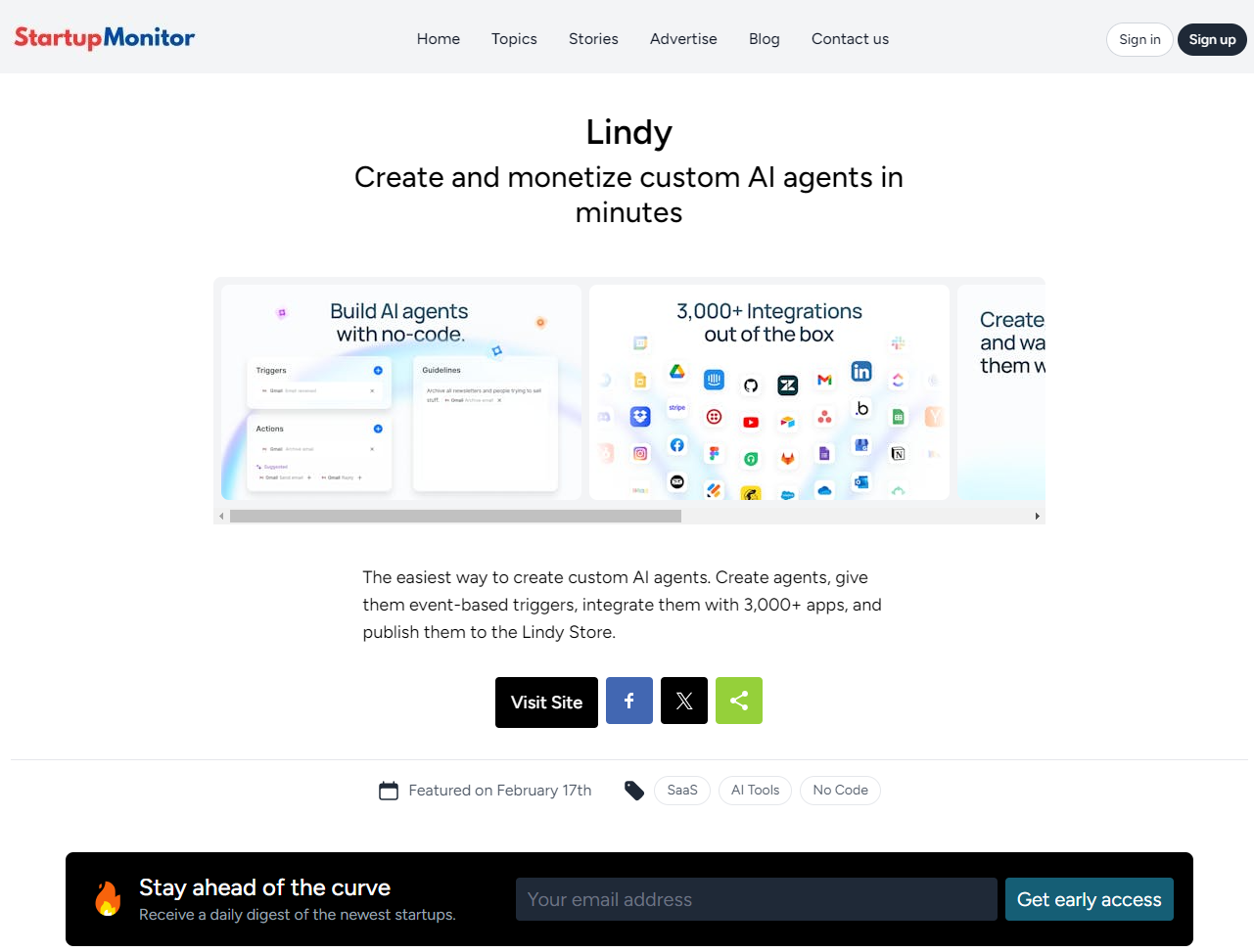 Mídia 2 de Monitor de inicialização - Promova sua startup de graça para milhares de indivíduos.