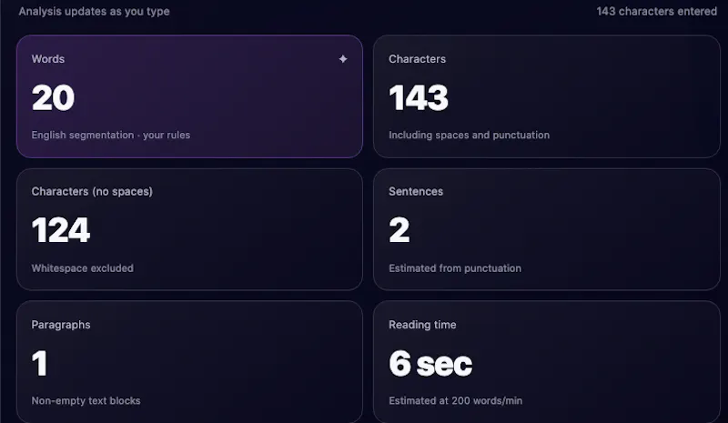 WORDORA - private word counter screenshot 3