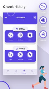 Step counting - Walking tracker app gallery image