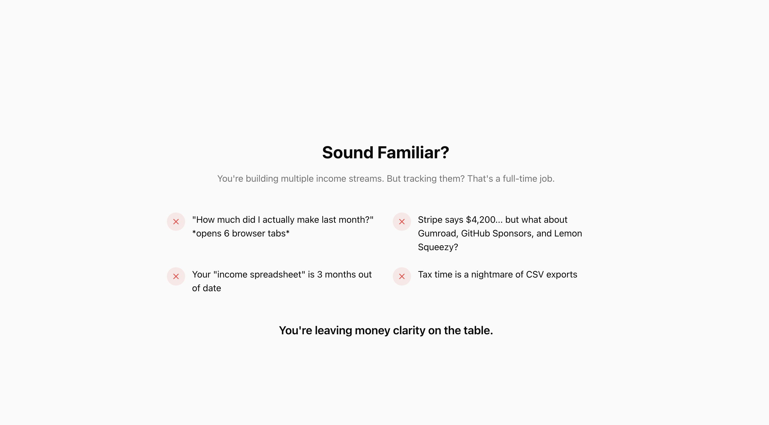 IndieMetrics - Centralized Earnings Hub - Screenshot 2 showing product features and functionality