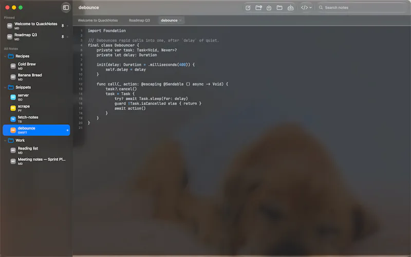 QuackNotes screenshot 16