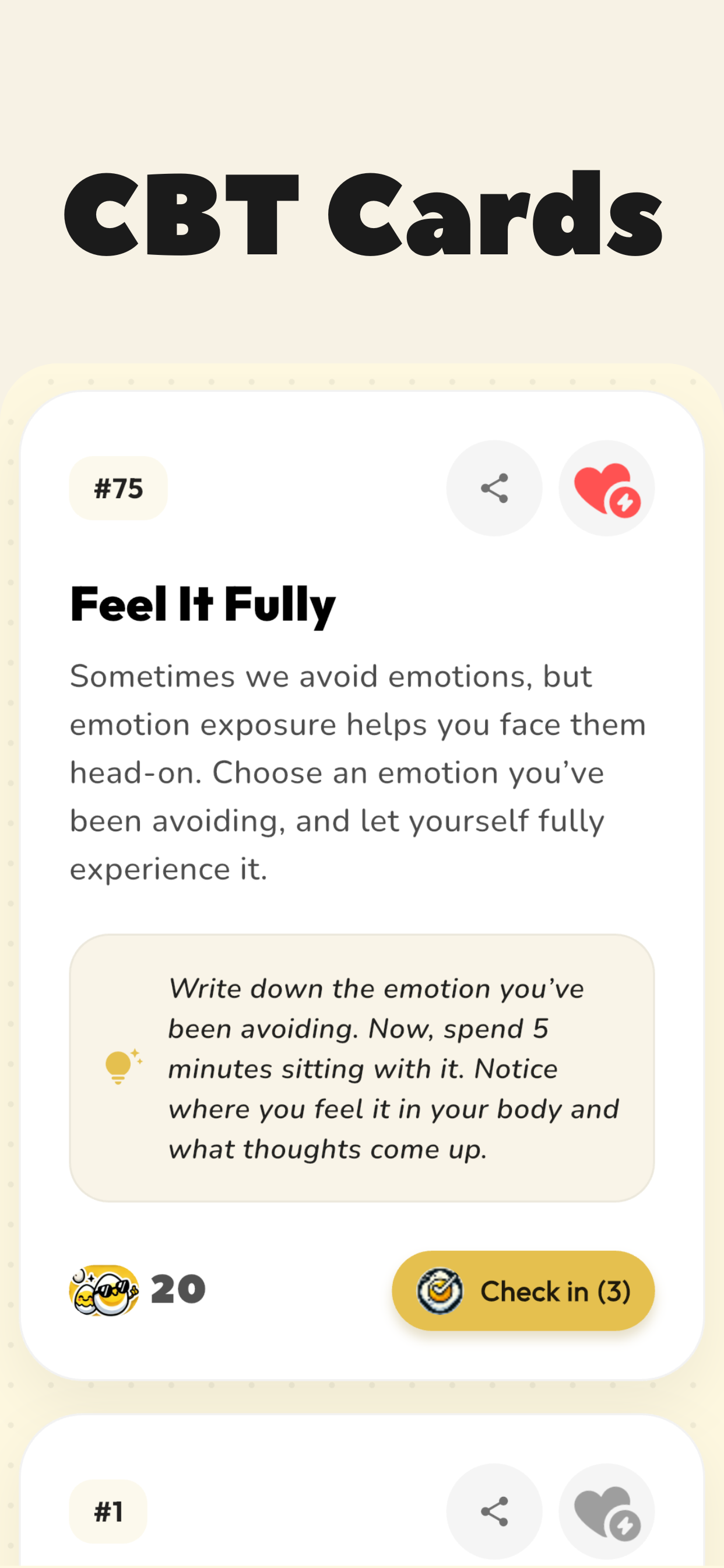 CBT Cards 3.0 - Screenshot 2 showing product features and functionality