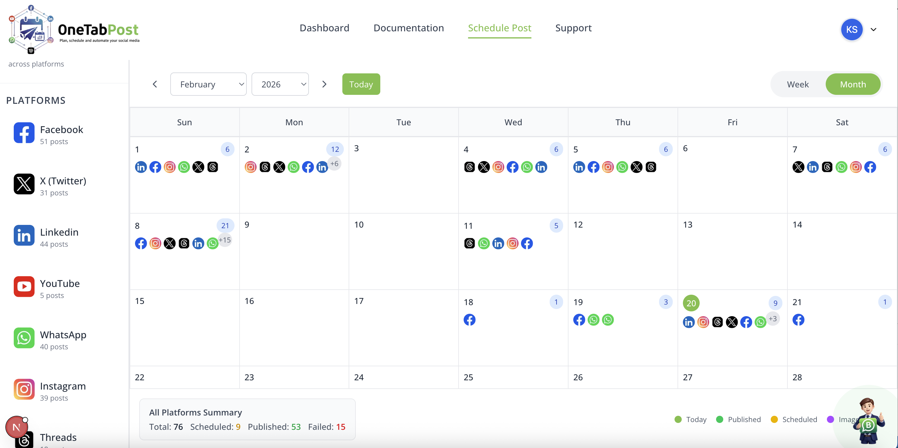 One Tab Post - Screenshot 4 showing product features and functionality