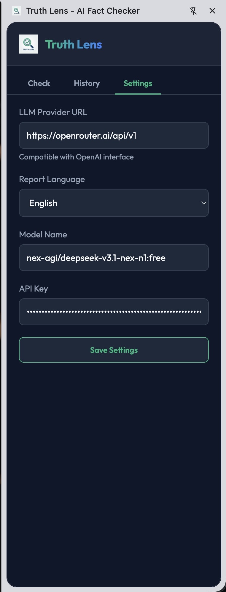 Truth Lens - Screenshot 3 showing product features and functionality
