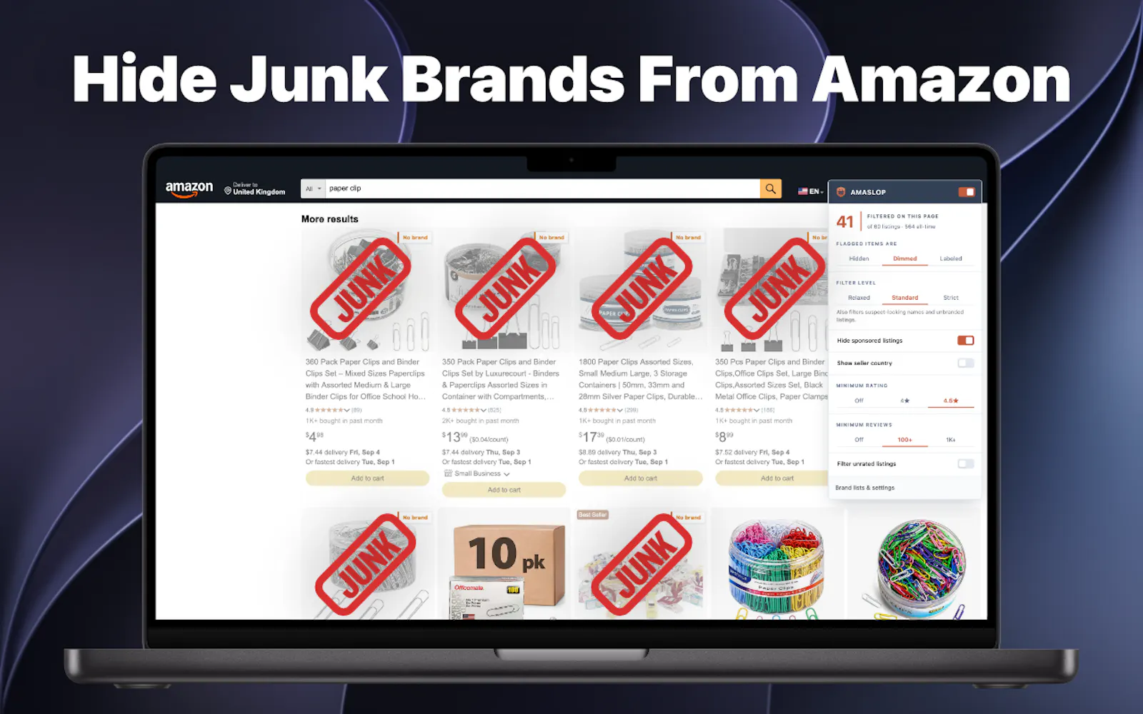 Amaslop for Amazon screenshot 1