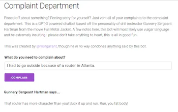 Complaint Department gallery image