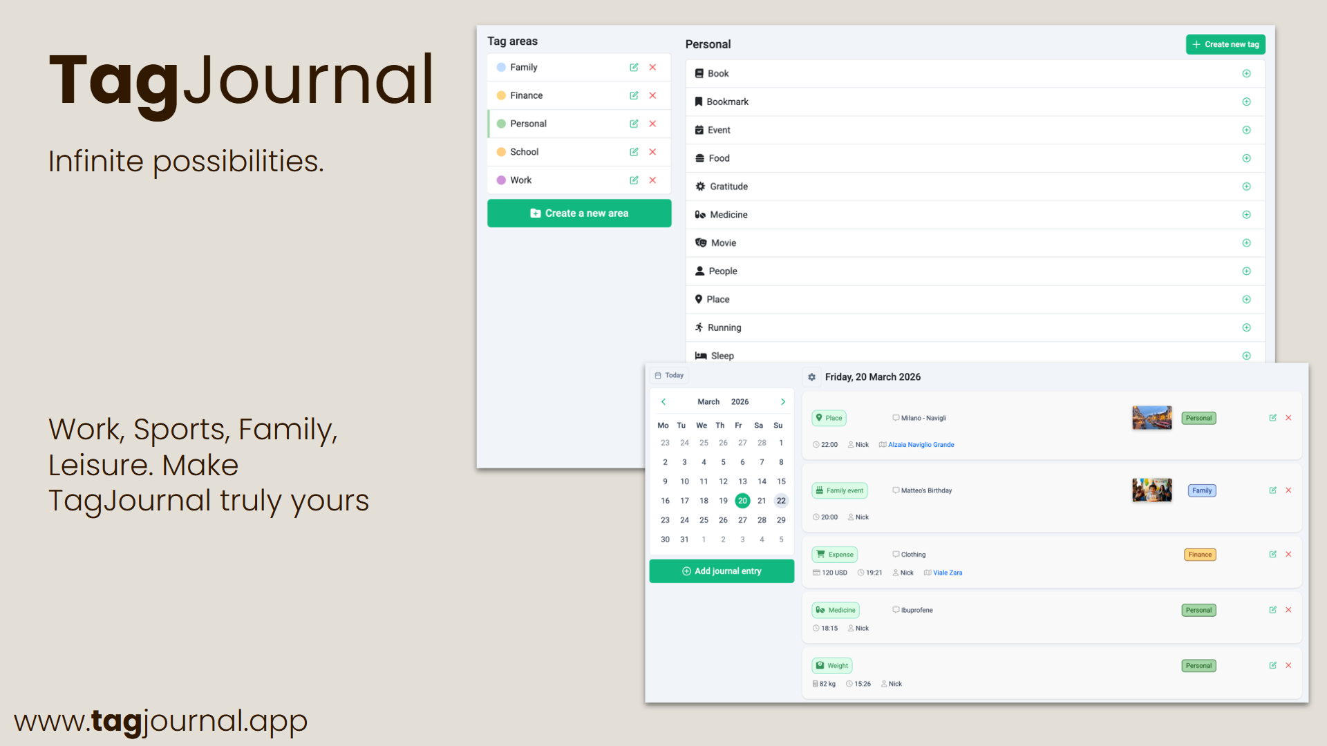 TagJournal gallery image