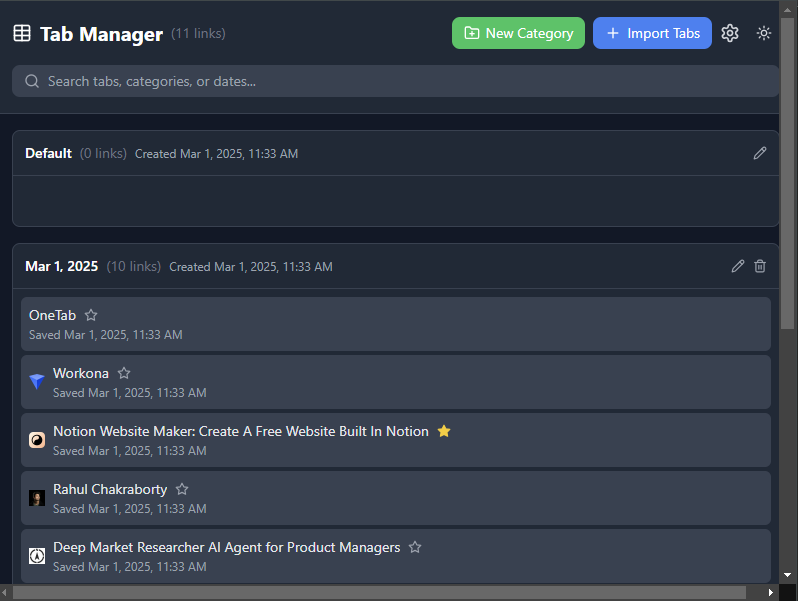 Tab Manager Pro gallery image