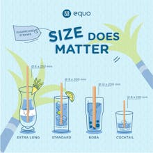 EQUO Rice, Coconut & Sugarcane Straws gallery image