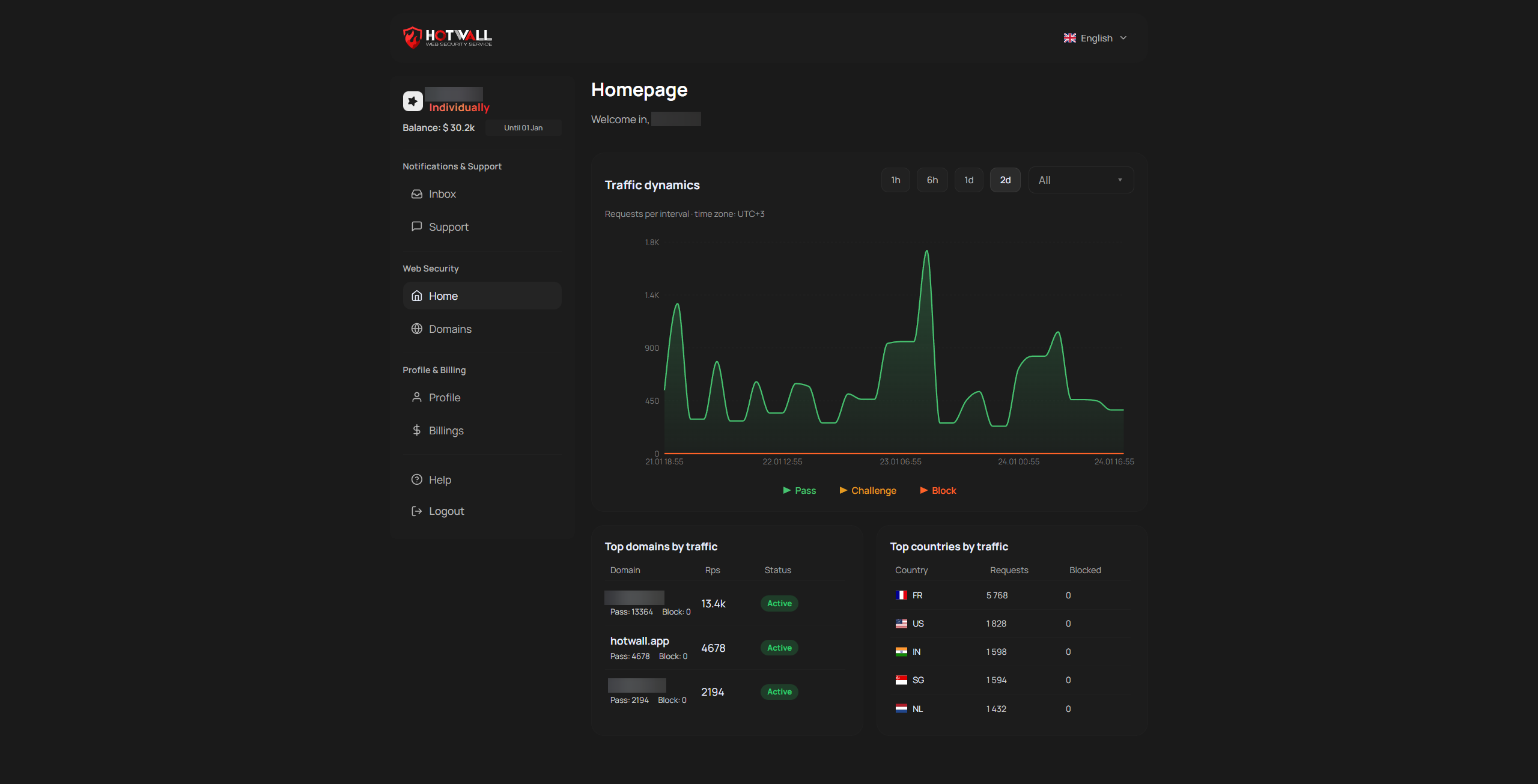 HotWall - Main product screenshot demonstrating key features and user interface