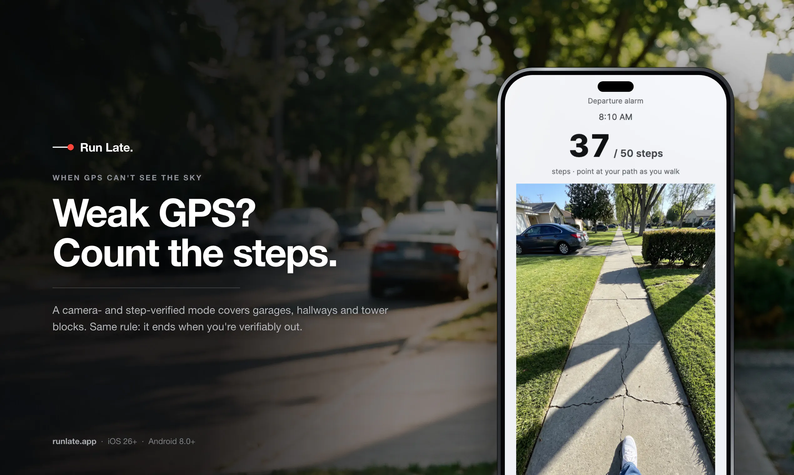 Run Late — GPS alarm clock gallery image