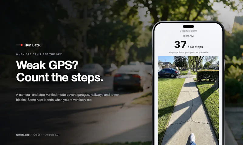 Run Late — GPS alarm clock screenshot 4