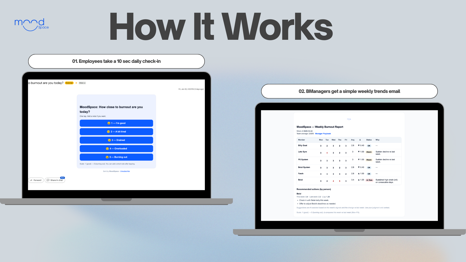 moodspace - Screenshot 3 showing product features and functionality
