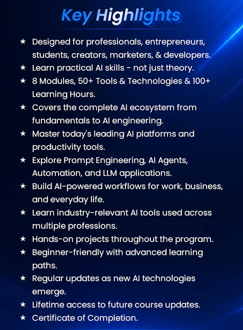 All in One AI Masterclass screenshot 4