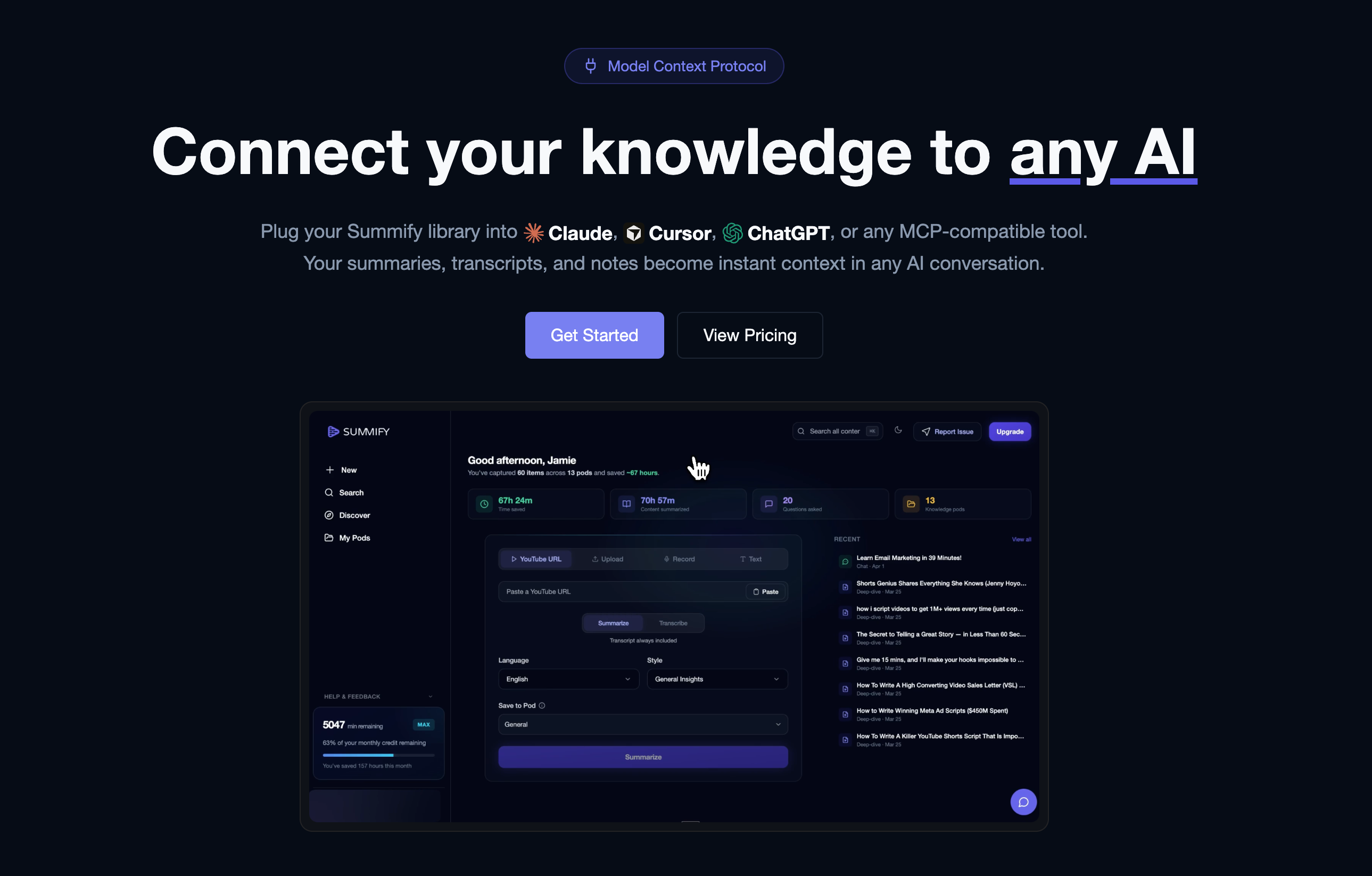 Summify MCP gallery image